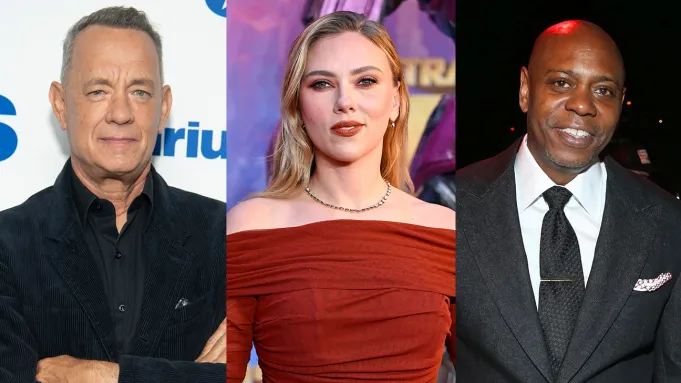 Tom-Hanks-Scarlett-Johansson-and-Dave-Chappelle-Split-Getty-H-2025