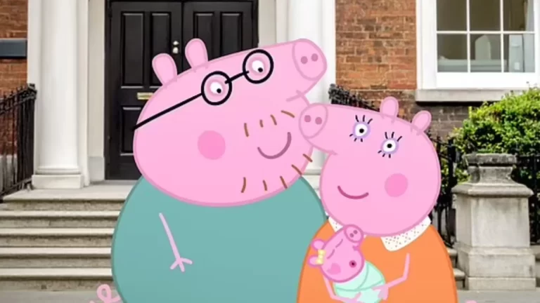 papa-y-mama-pig-con-evie-en-brazos